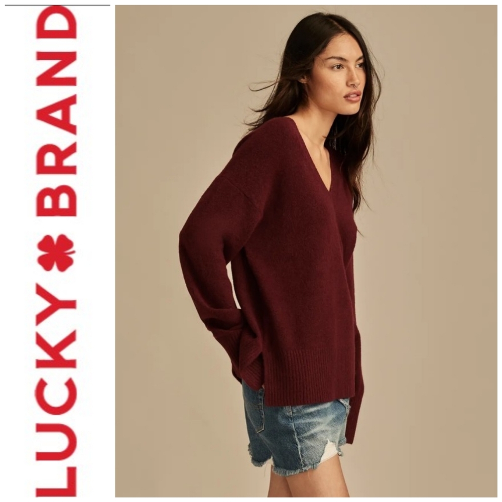 Cloudsoft V-neck Sweater